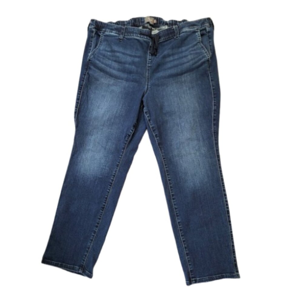TORRID Pull-On Elastic Denim Jogger Blue Jeans - Women's 3S (3X - 22/24)